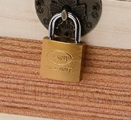 Wooden Treasure Box Piggy Bank With Lock Safety Storage Box Home Storage Storage Wooden Box