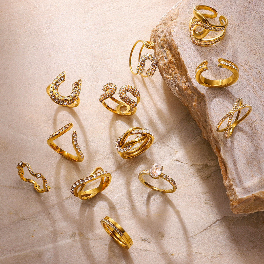 Ring Does Not Fade Ornament Female Niche High-grade Jewelry