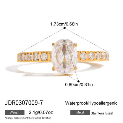 Ring Does Not Fade Ornament Female Niche High-grade Jewelry