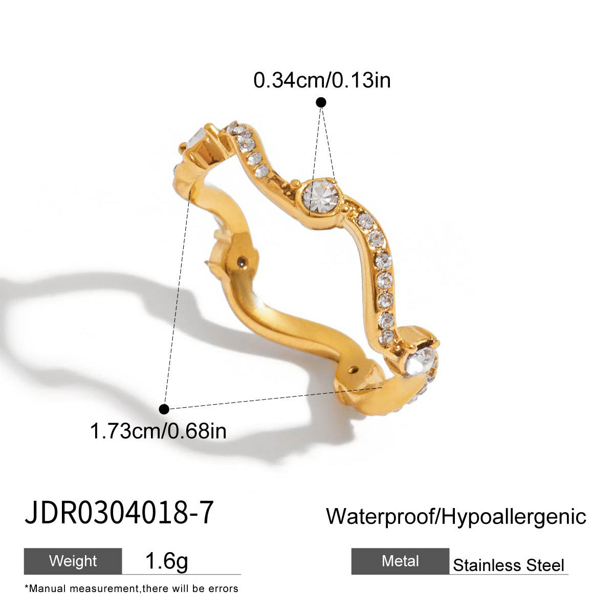 Ring Does Not Fade Ornament Female Niche High-grade Jewelry