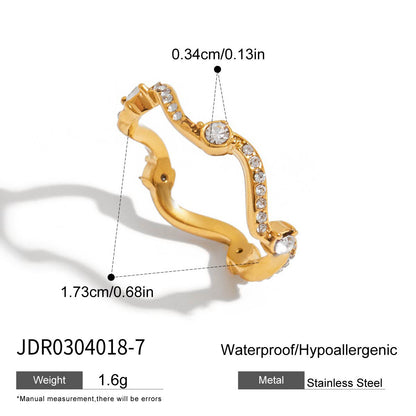 Ring Does Not Fade Ornament Female Niche High-grade Jewelry