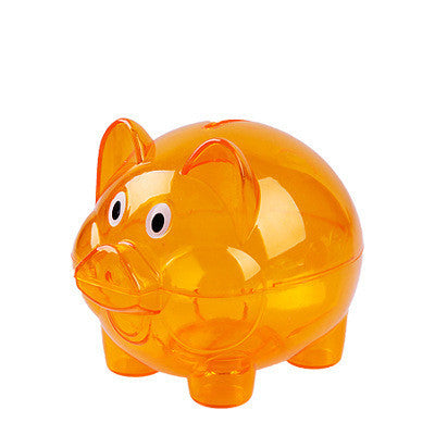 Piggy Cartoon Girl Piggy Bank Transparent Piggy Bank