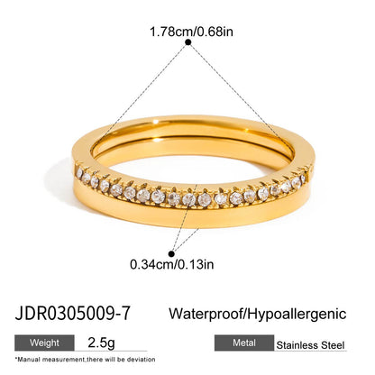 Ring Does Not Fade Ornament Female Niche High-grade Jewelry