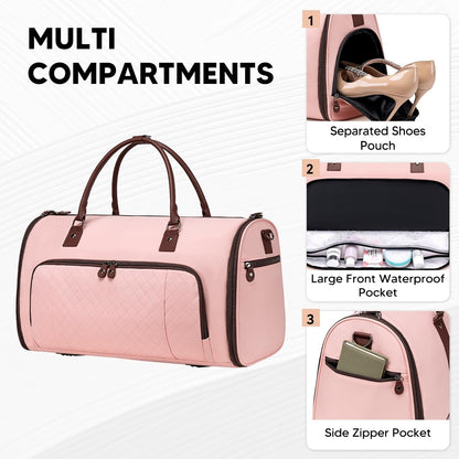 Travel Carrying Clothing Luggage Bag Convertible Garment Bag