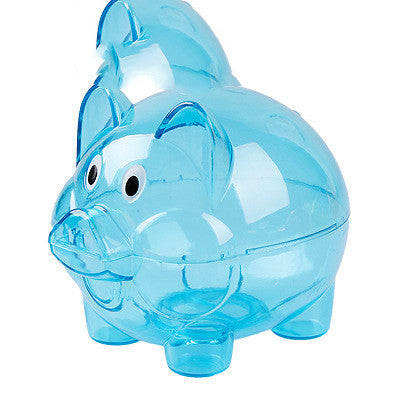 Piggy Cartoon Girl Piggy Bank Transparent Piggy Bank
