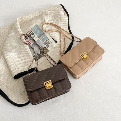 Niche Texture Western Style Shoulder Messenger Bag Small Square Bag