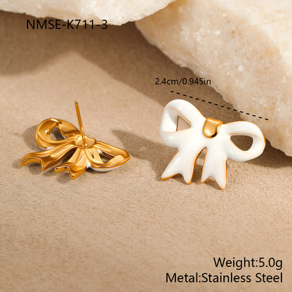 Bowknot Color Necklace Sweet Accessory